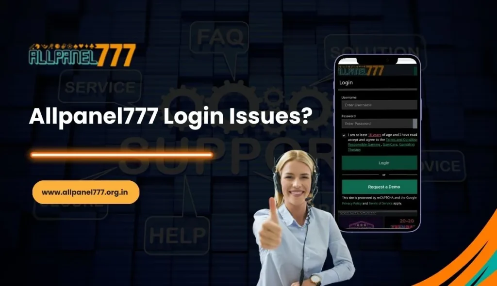 Allpanel777 Login Issues