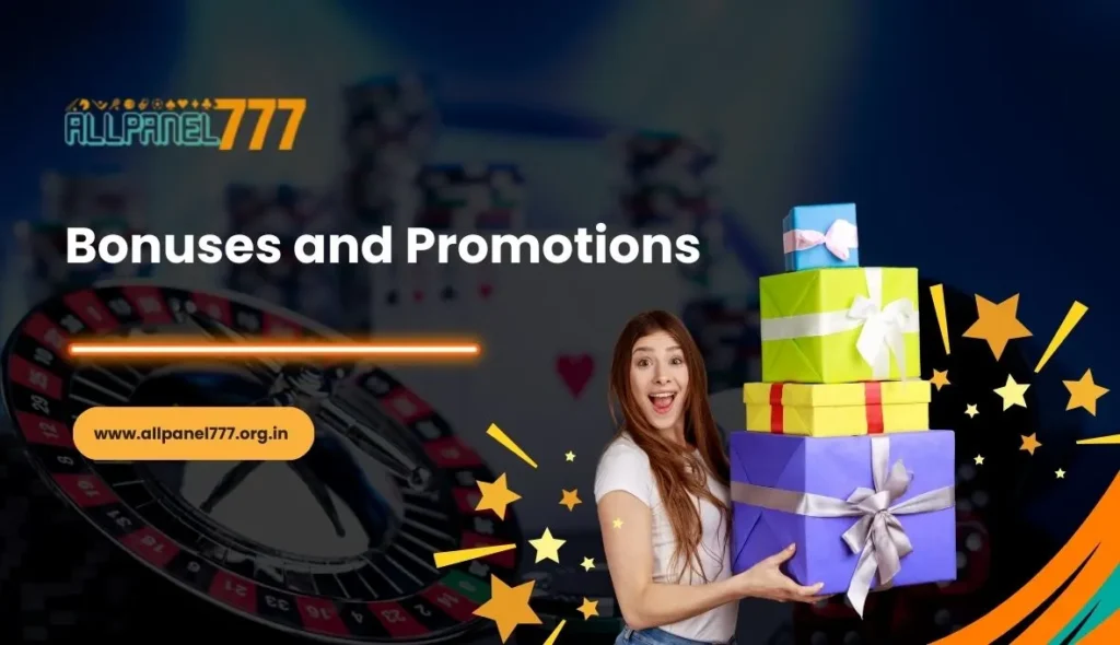 Allpanel777 Bonuses and Promotions